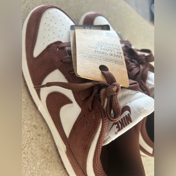 NWT Nike Brown and White Sneakers - Picture 3 of 7